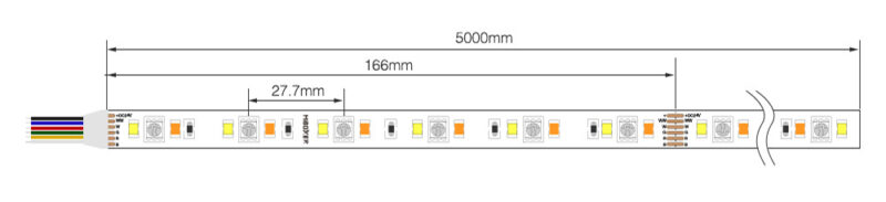 RGB+CCT (5050+2835) LED borði